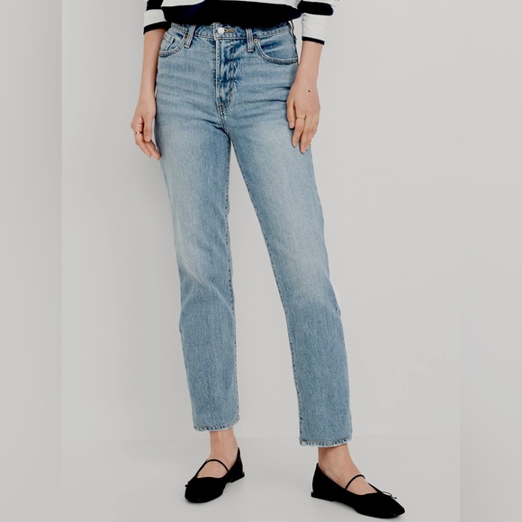 Old Navy Denim - Old Navy Extra Stretch High-Rise O.G. Straight Secret Smooth Pockets Jeans 8